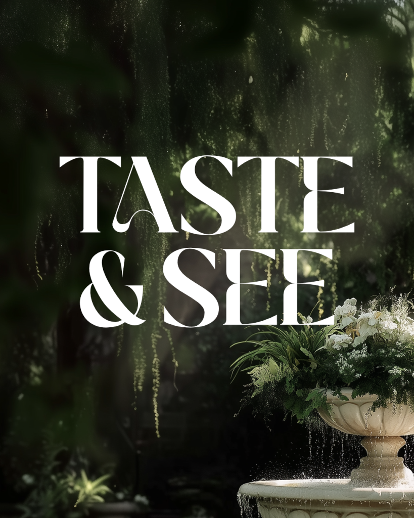 Taste & See Event Graphic
